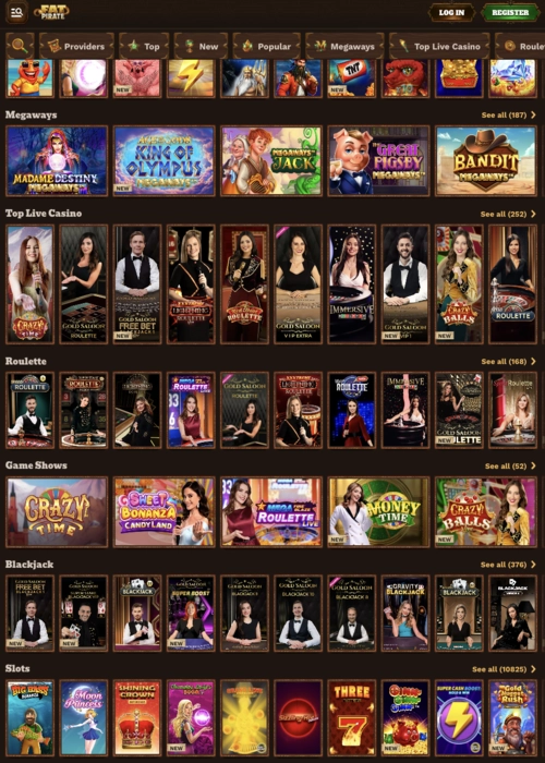 Piraten schat gokkasten lobby Fat Pirate Casino